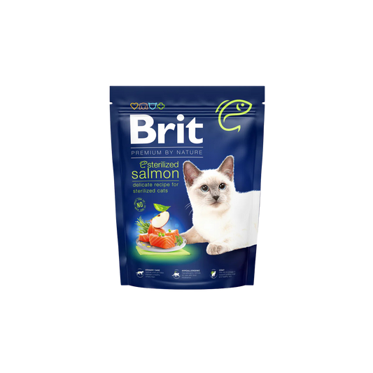 Brit Premium by Nature Cat - Sterilized Salmon