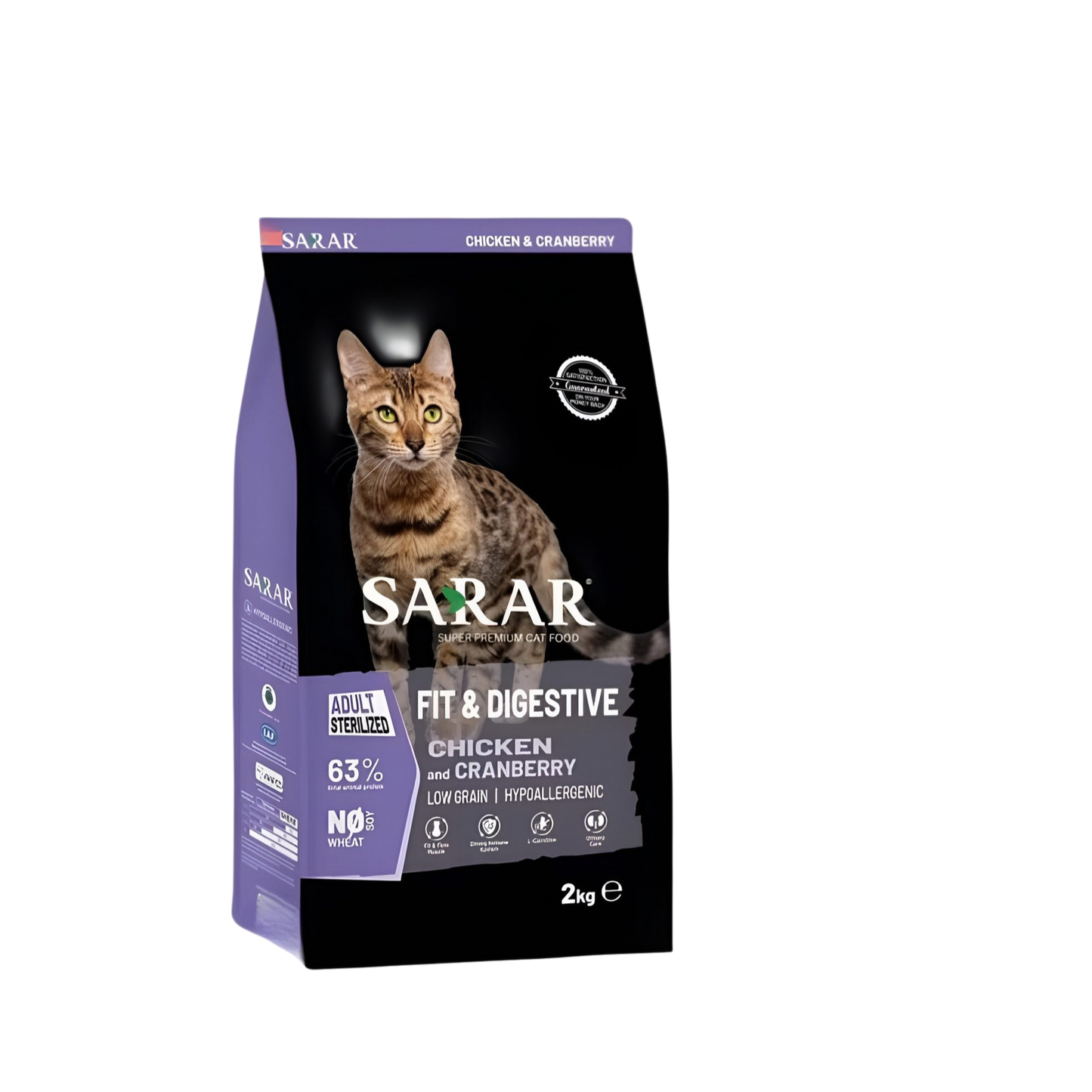 Sarar sterilised cat fit &digestive chicken