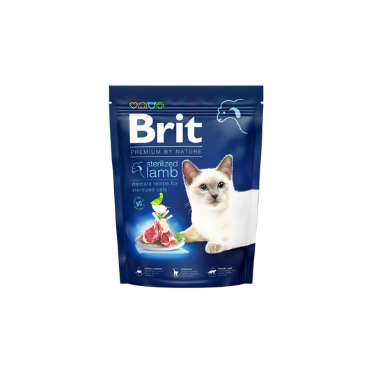 Brit Premium by Nature Cat - Sterilized Lamb