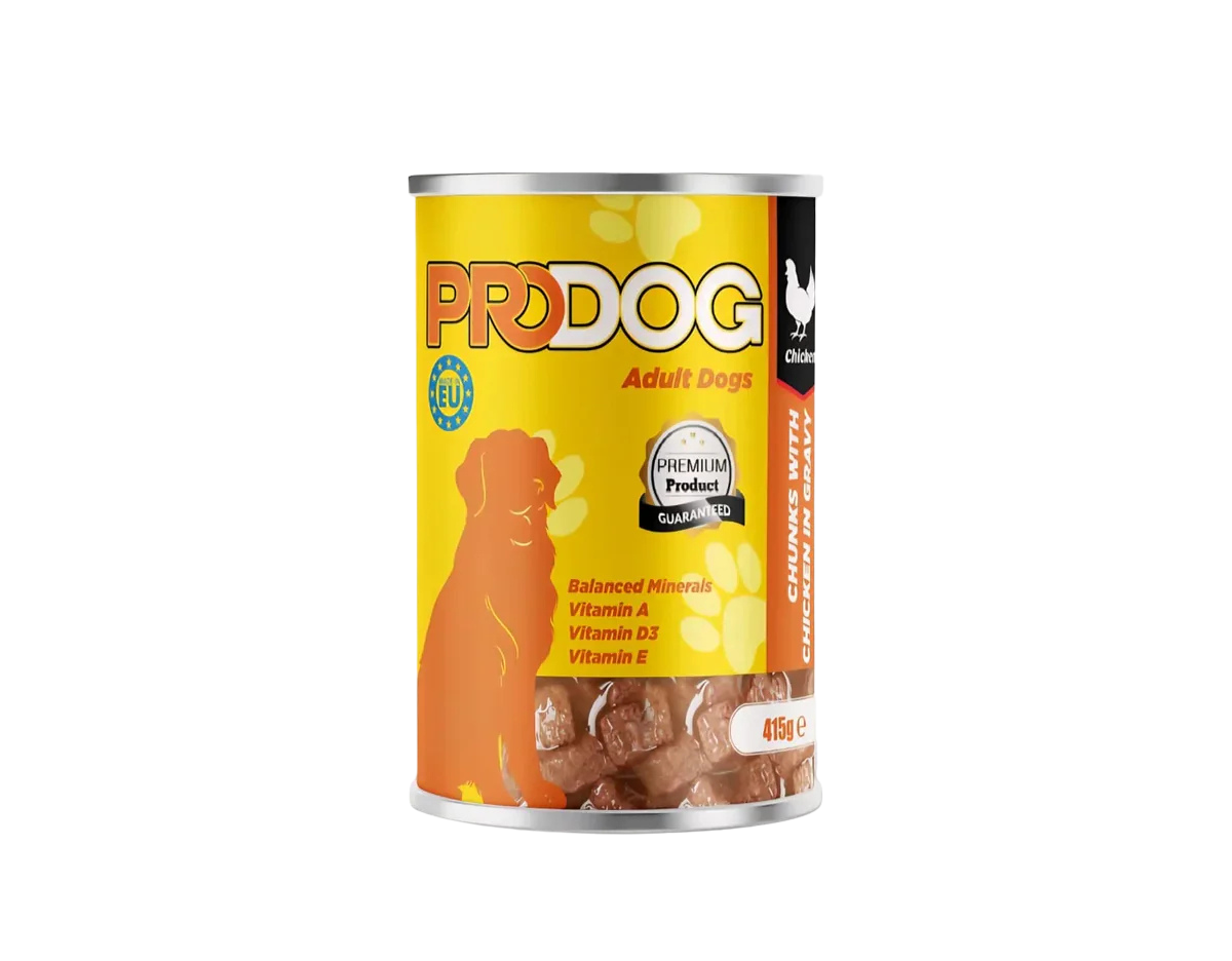 Pro Dog Wet Food For Adult in Gravy Chunks with Chicken