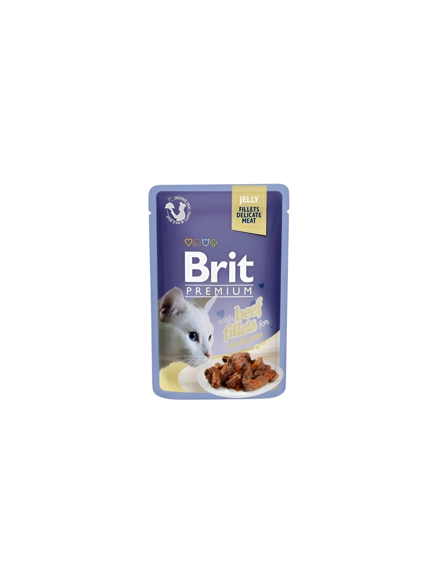 Brit wet food with beef fillets adult