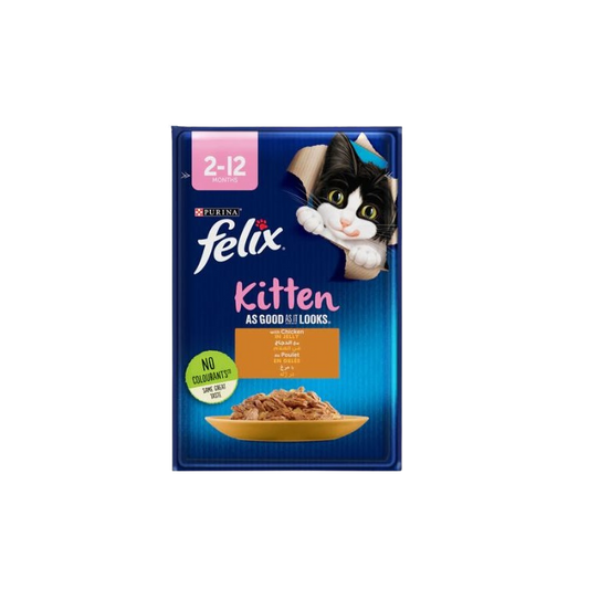 Felix for kittens, chicken flavor