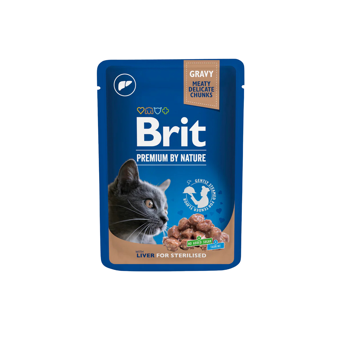 Chunks in Gravy with Liver for Sterilised Cats